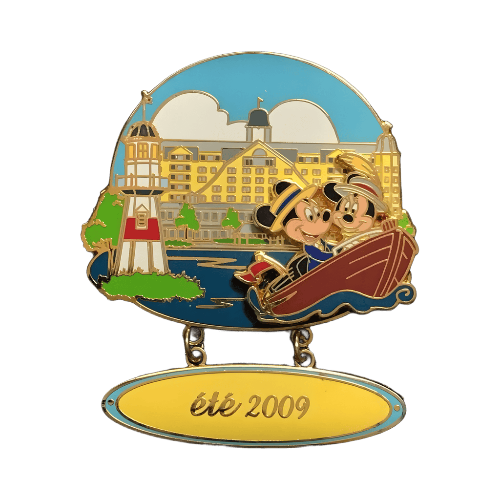 Été 2009 Mickey and Minnie Disney pin