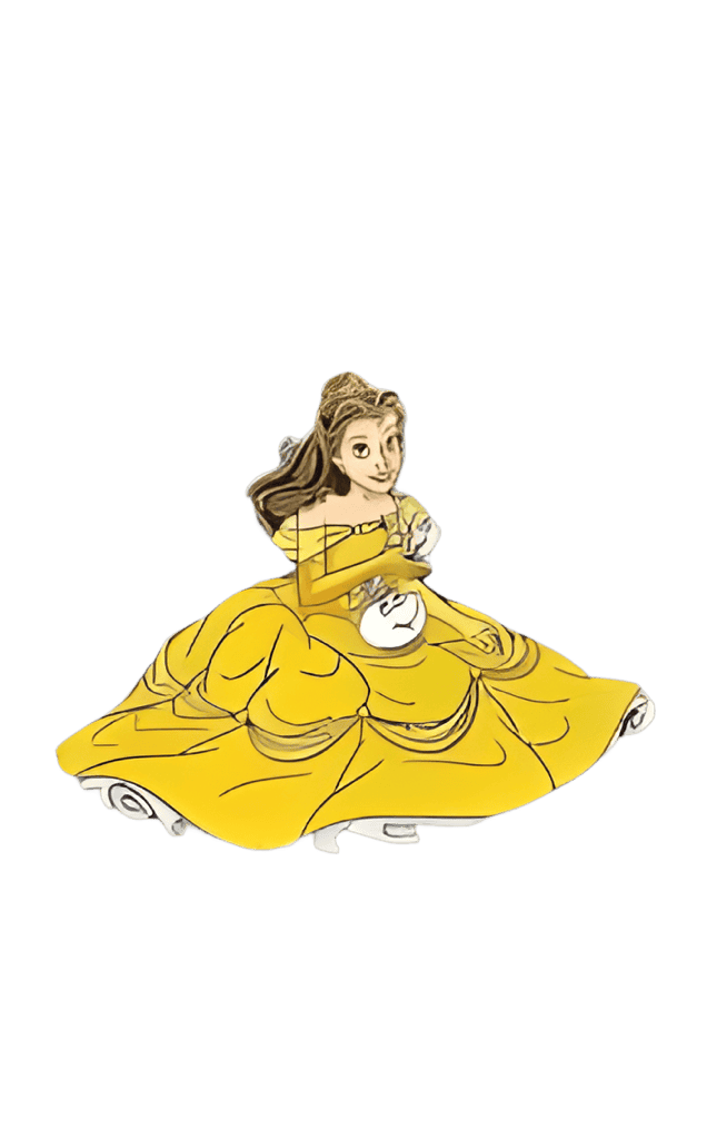 Belle Tea Party with Chip and Mrs. Potts Disney pin