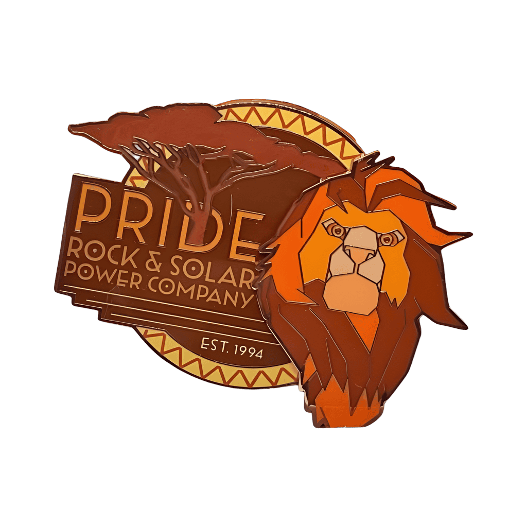 Pride Rock and Solar Power Company Disney pin