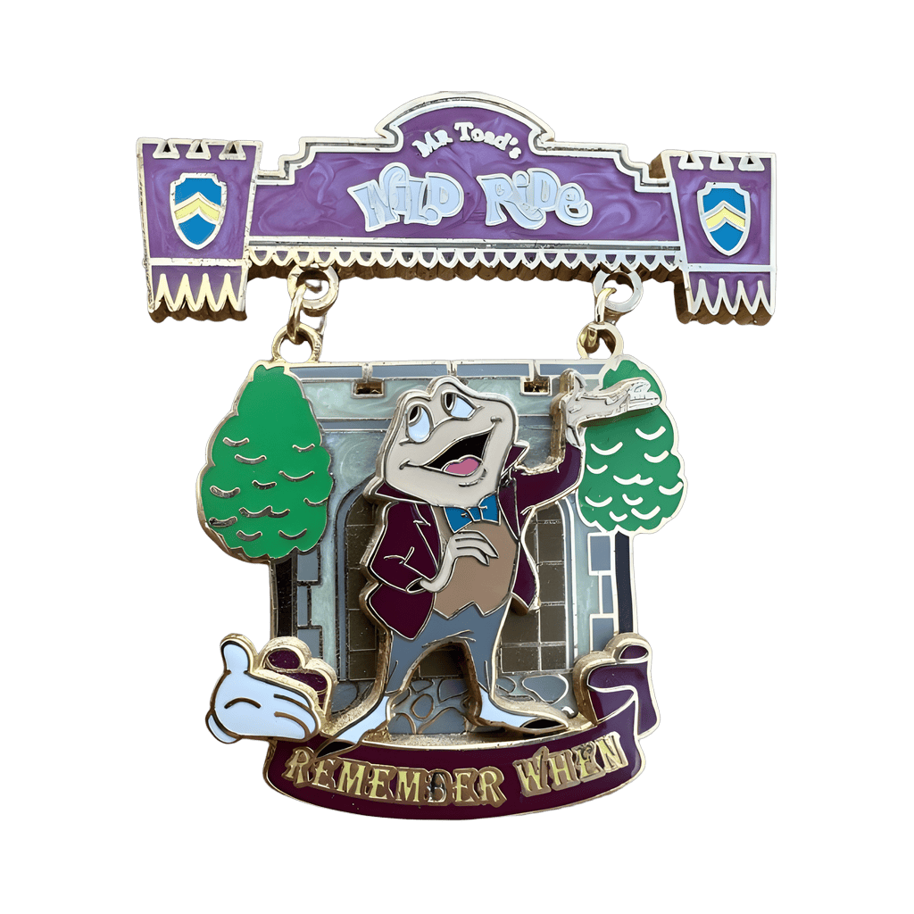 Mr Toad's Wild Ride Disney pin