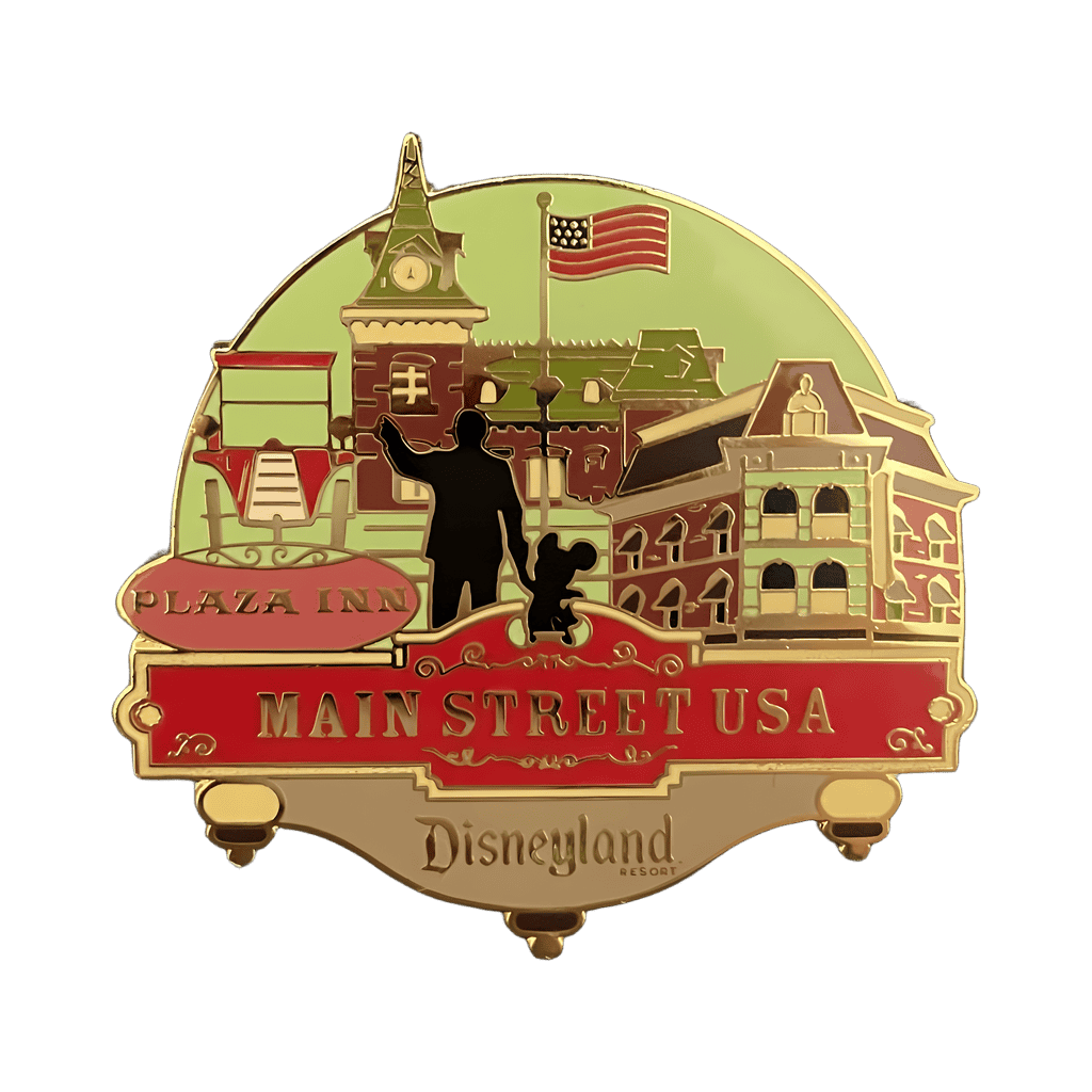 Walt & Mickey on Main Street USA Disney pin
