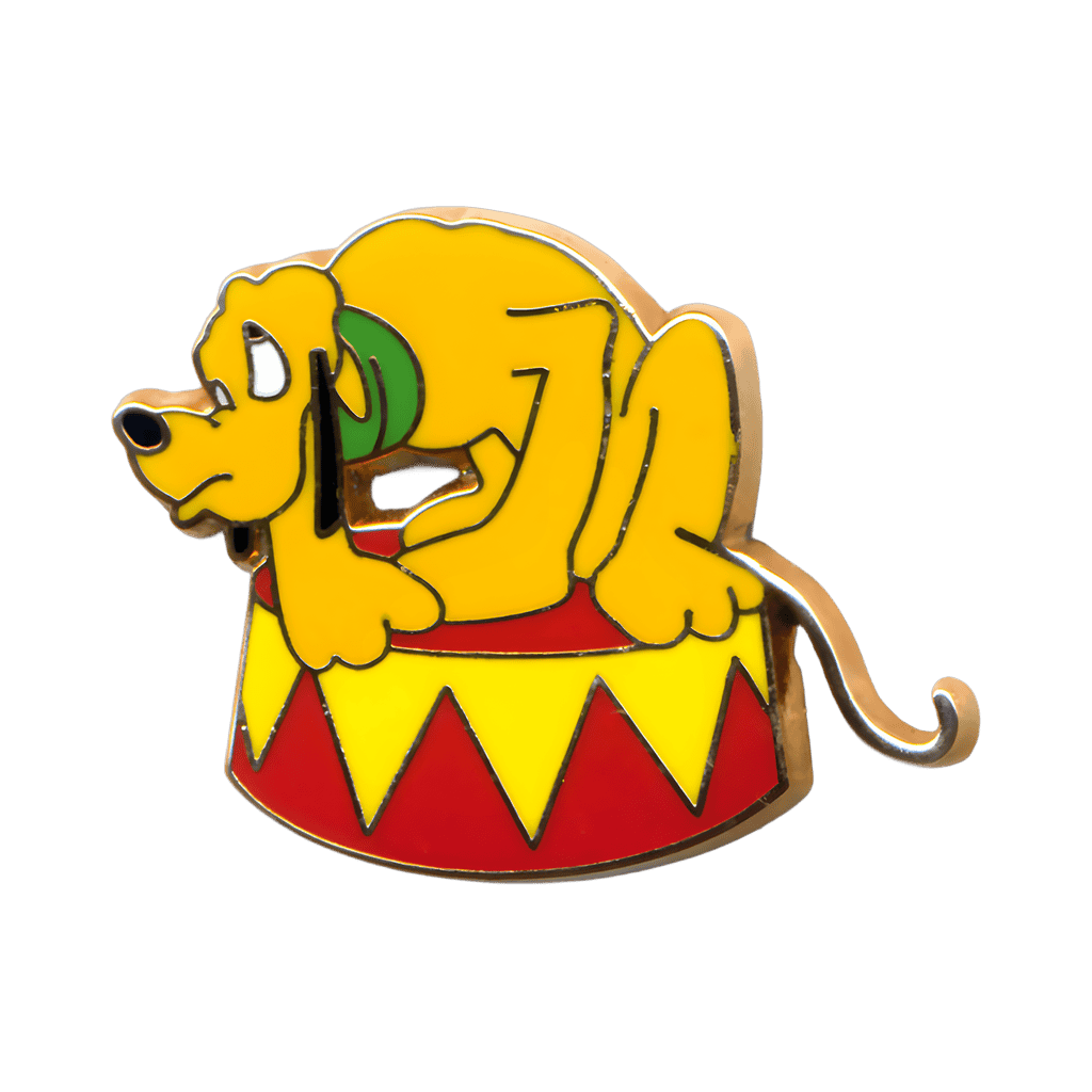 Pluto in Circus Act Disney pin