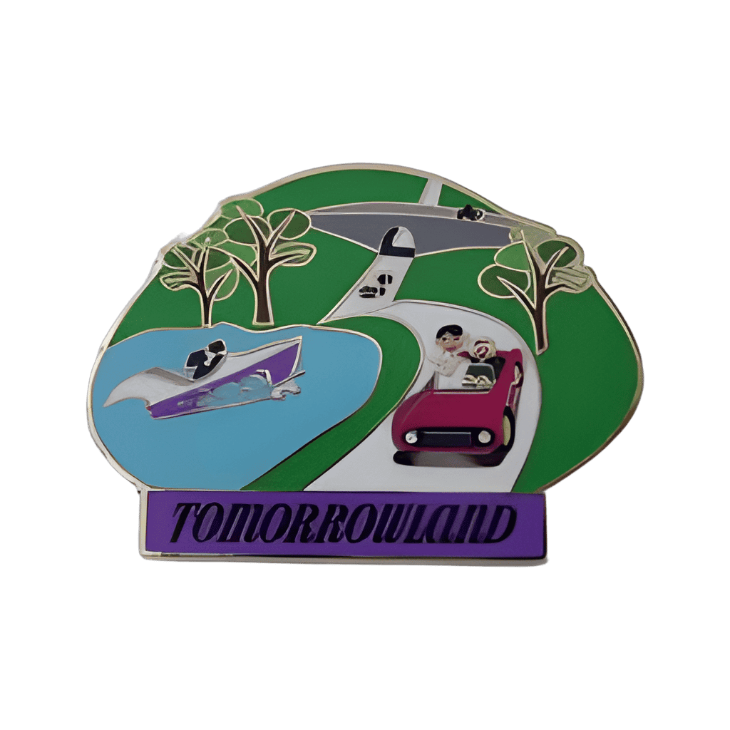 Tomorrowland - Autopia and Phantom Boats Disney pin
