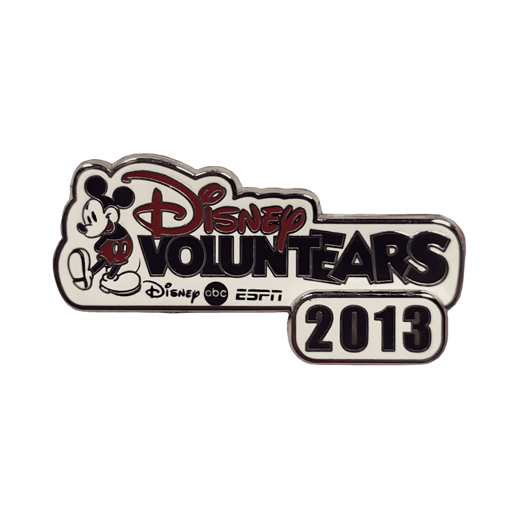 Disney Store Cast Voluntears with Mickey Mouse Disney pin