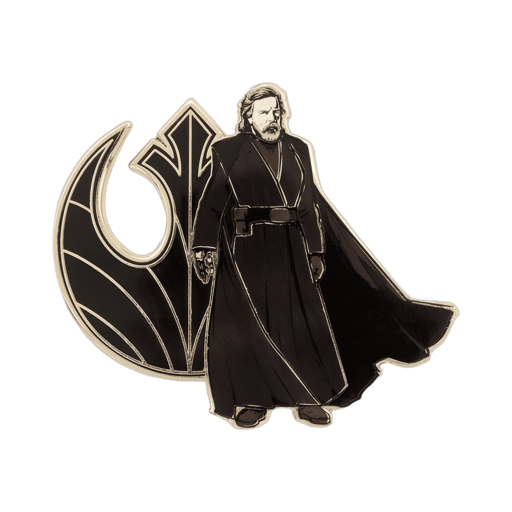 Luke Skywalker Pin and Lithograph Disney pin