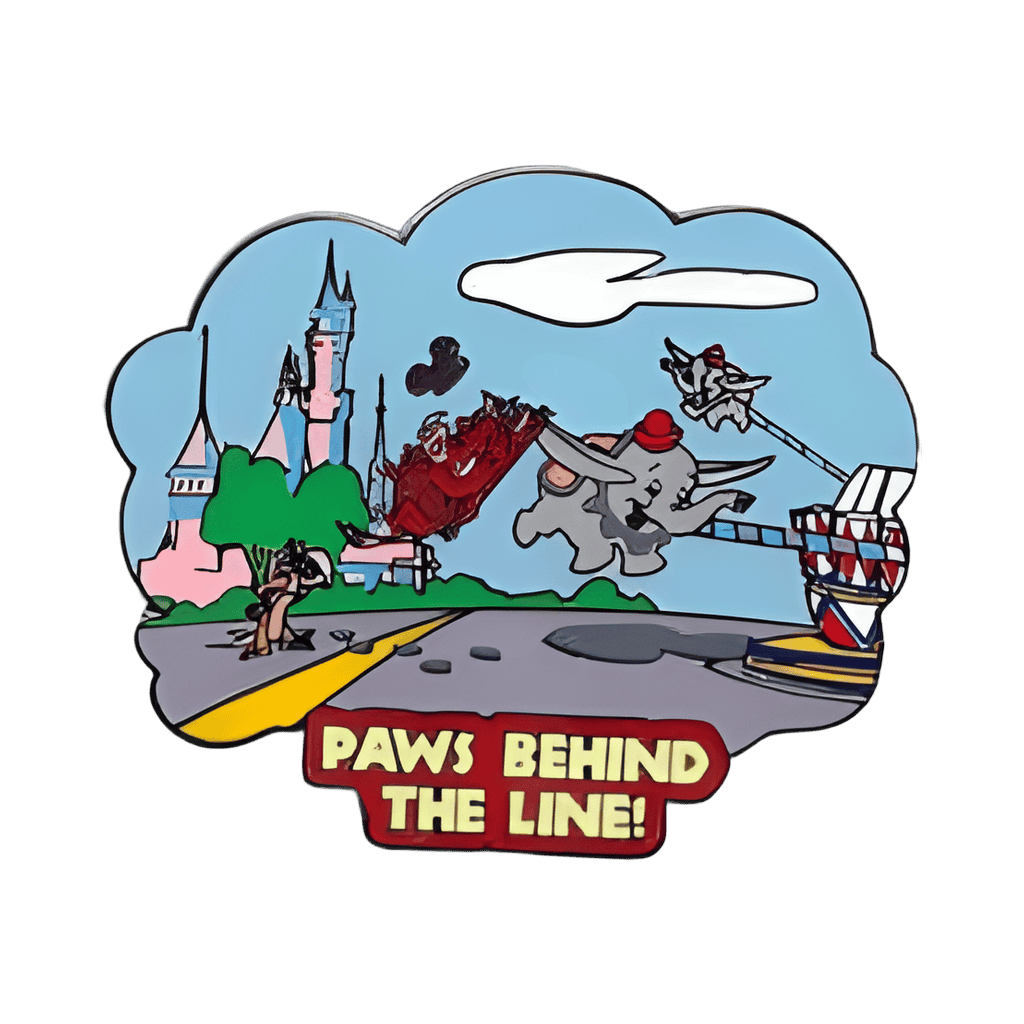 Paws Behind the Line! Disney pin