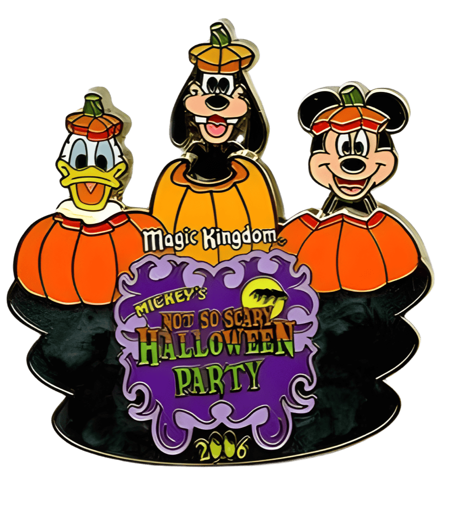 Mickey, Donald & Goofy in Pumpkins Disney pin