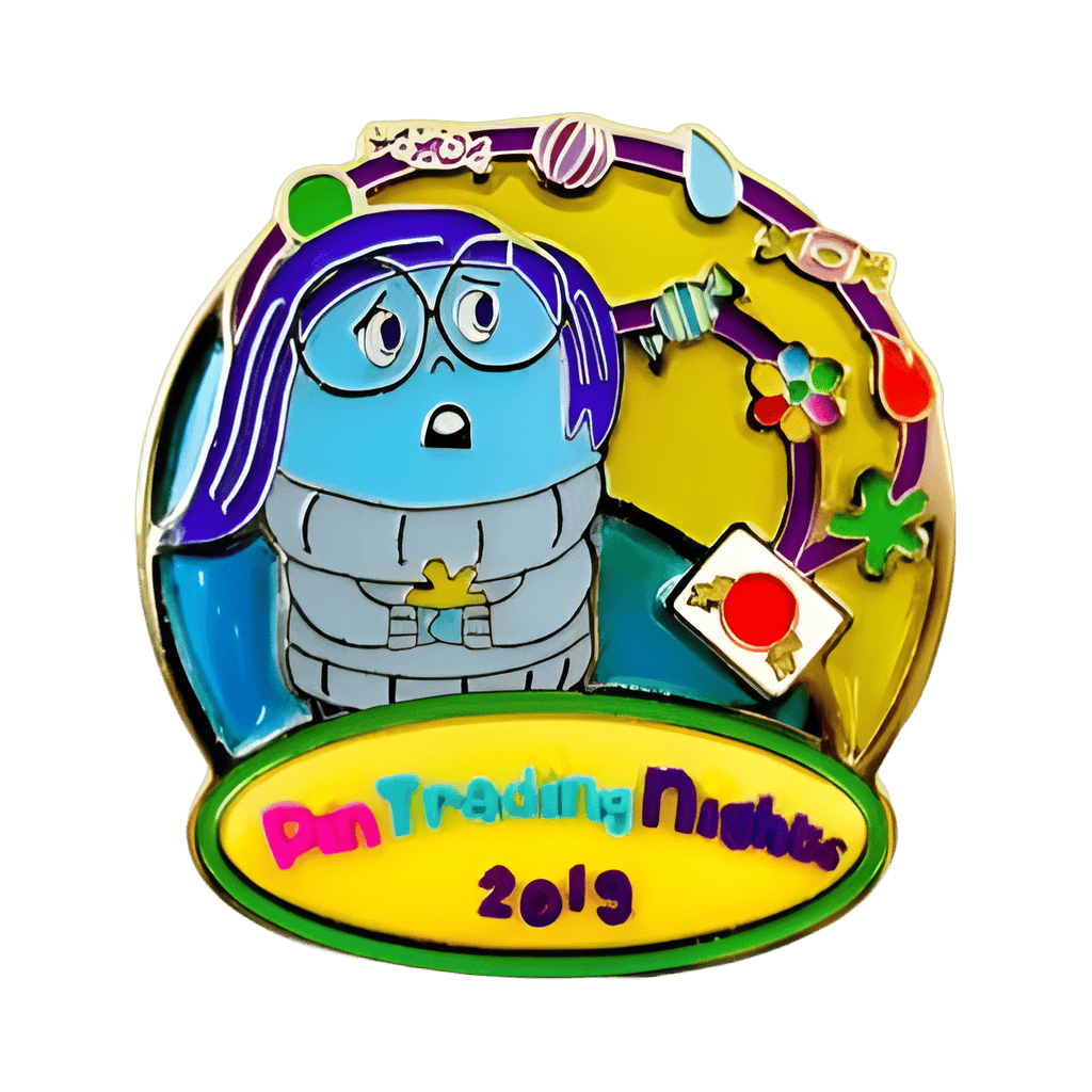 Pin Trading Night Logo - Inside Out - Sadness Disney pin
