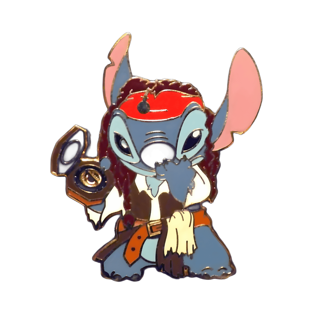 Stitch dressed as a Pirate Disney pin