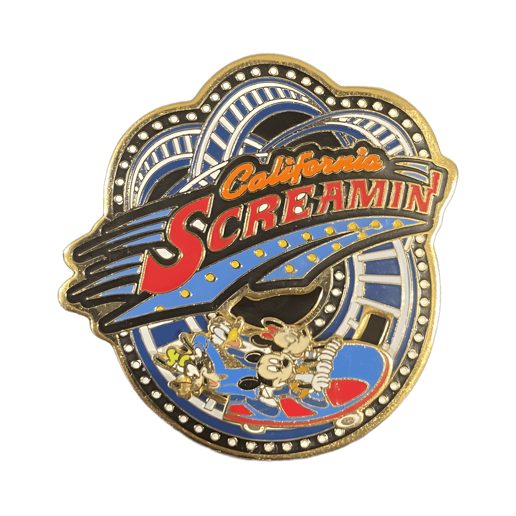 California Screamin' Fab 4 Slider Disney pin