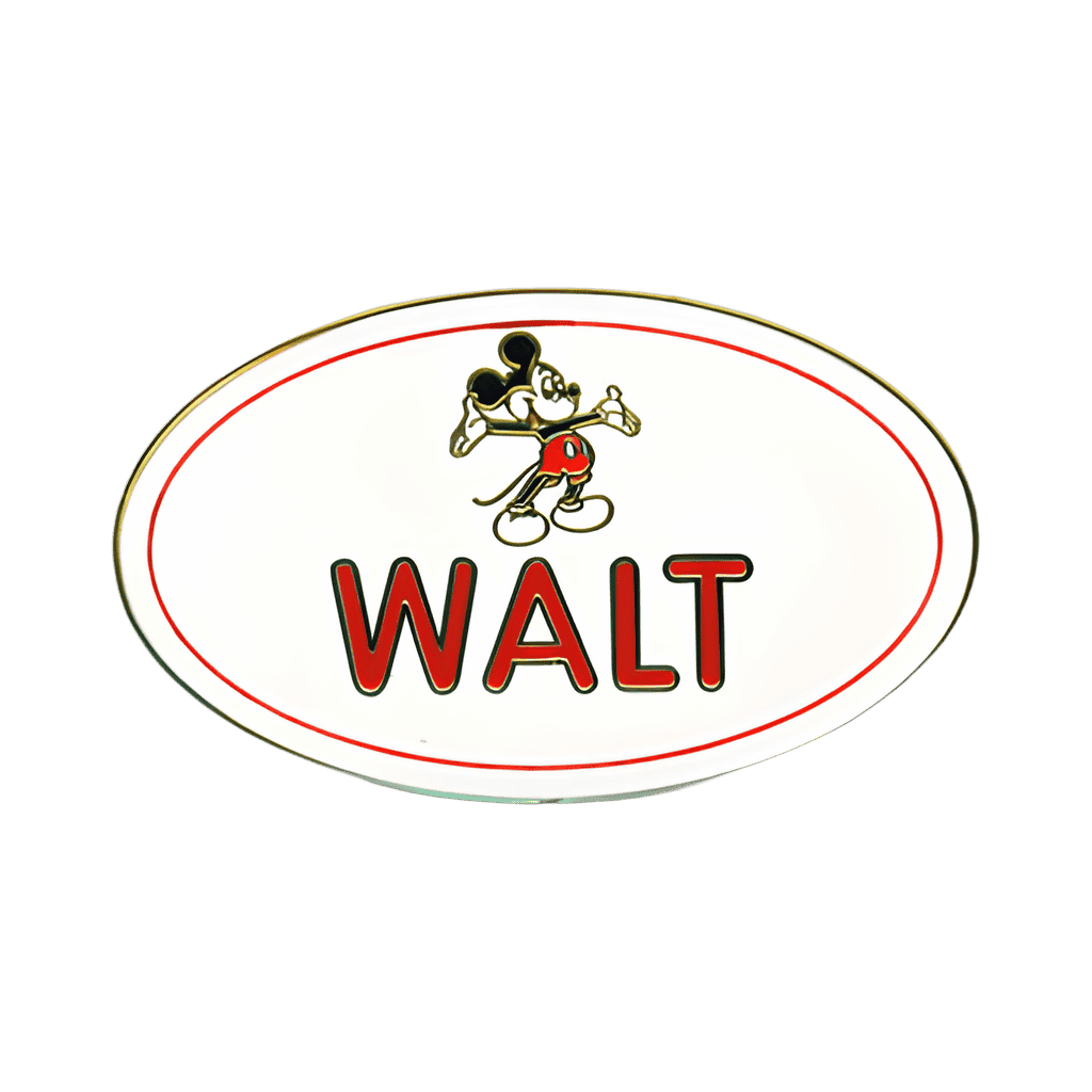 Walt - Name Tag - Cast Exclusive Disney pin