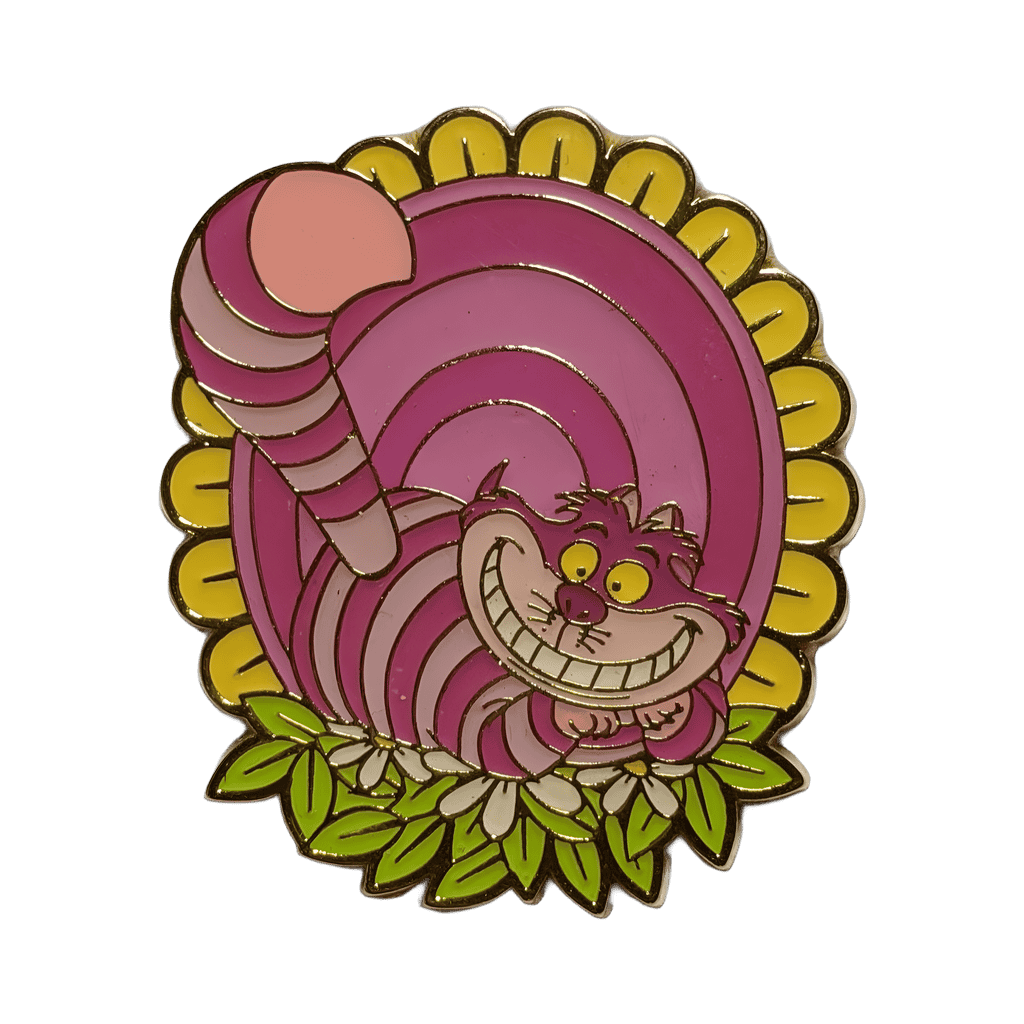 Framed Cheshire Cat Disney pin