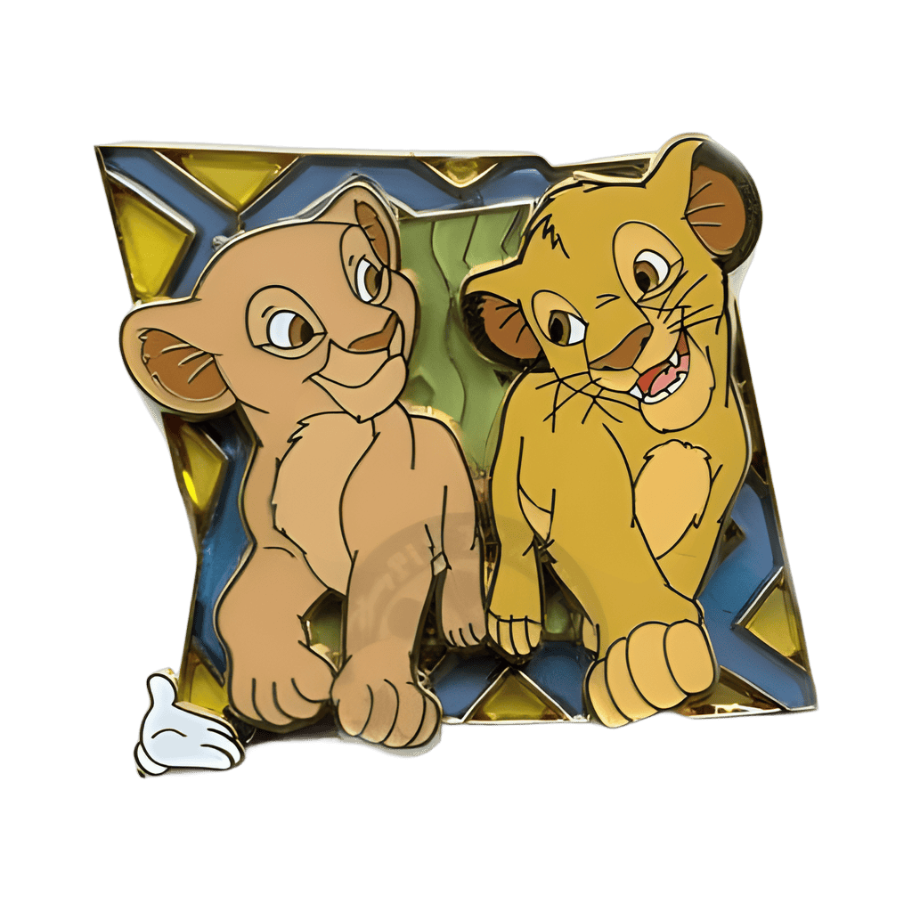 Simba and Nala Disney pin
