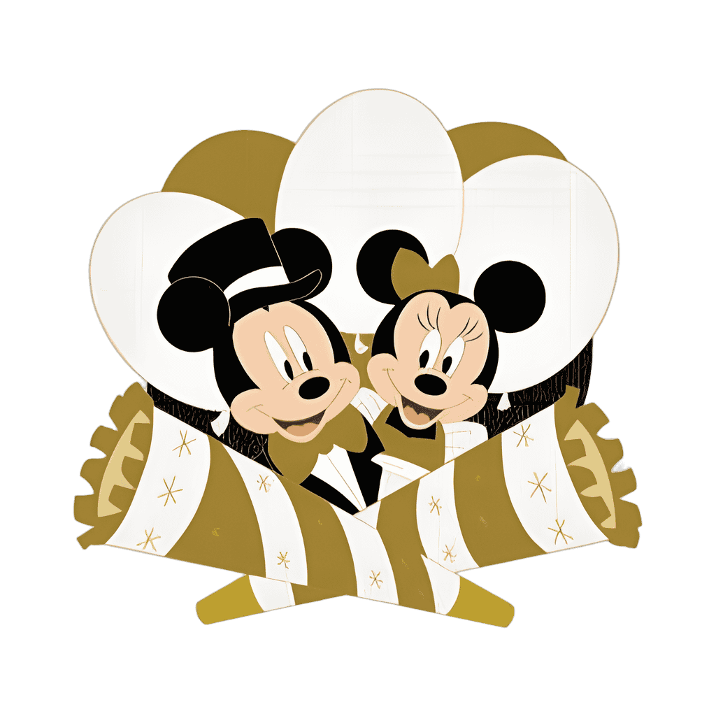 Happy New Year 2019 - Mickey and Minnie Mouse Disney pin