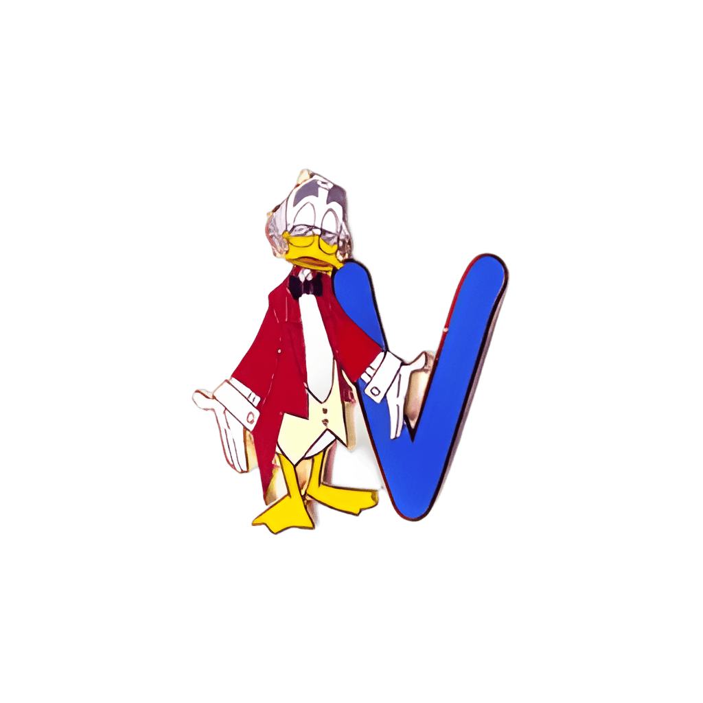 V is for Von Drake Disney pin