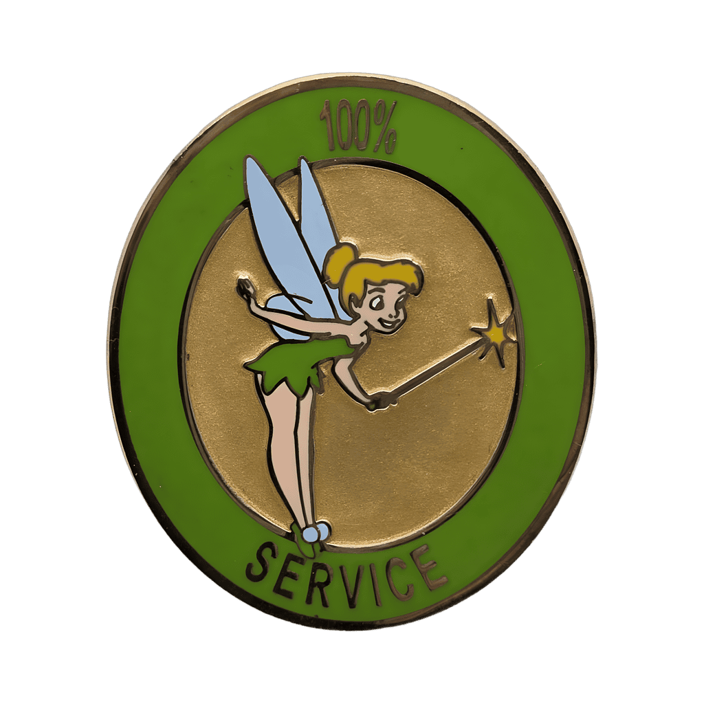 100% Service - Tinker Bell Disney pin