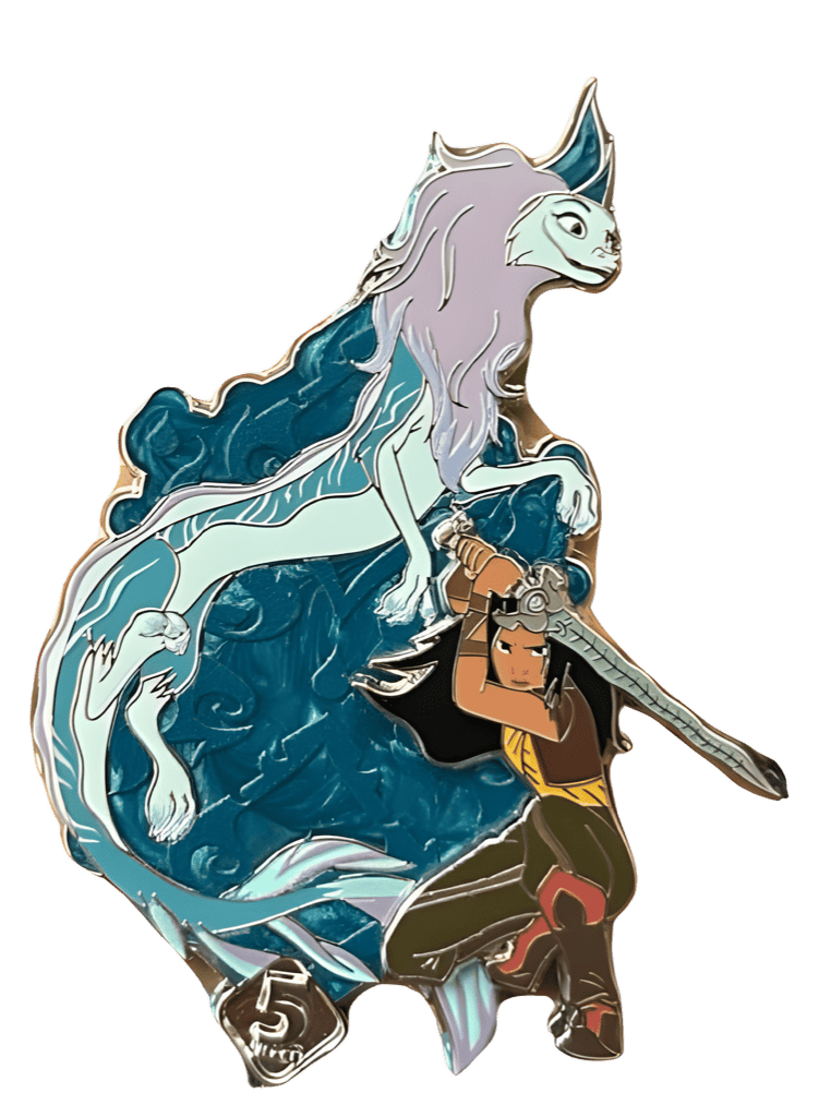 Raya and Sisu Disney pin