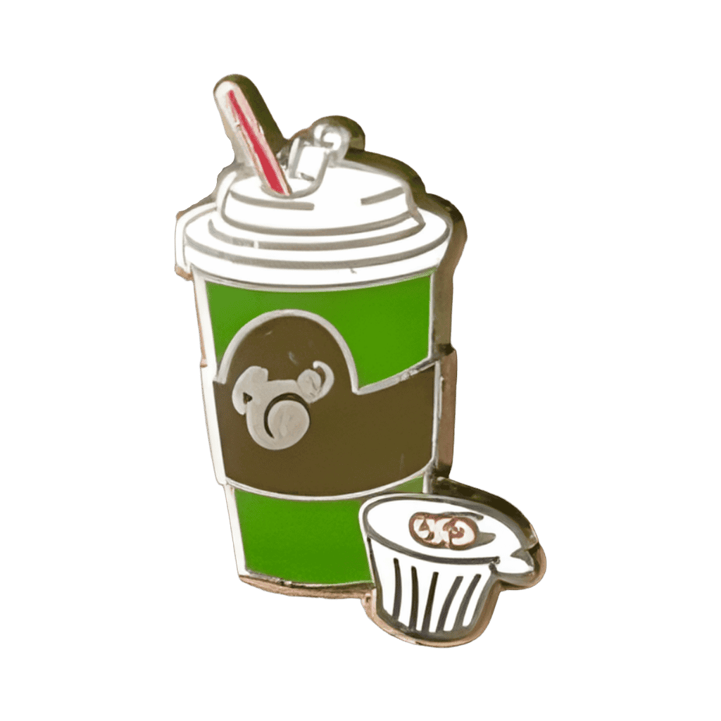 Mickey Green Coffee Cup Disney pin