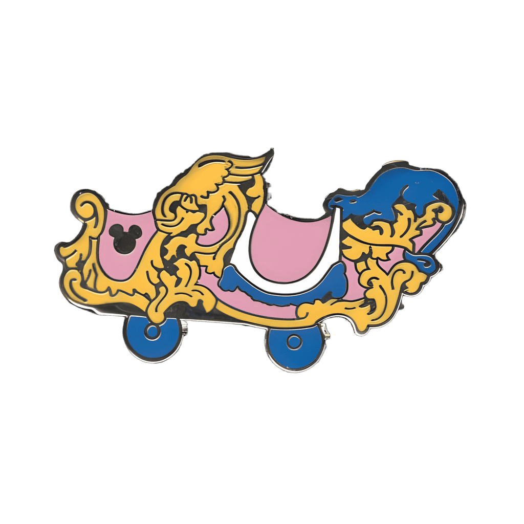 Dark Blue and Pink Car Disney pin