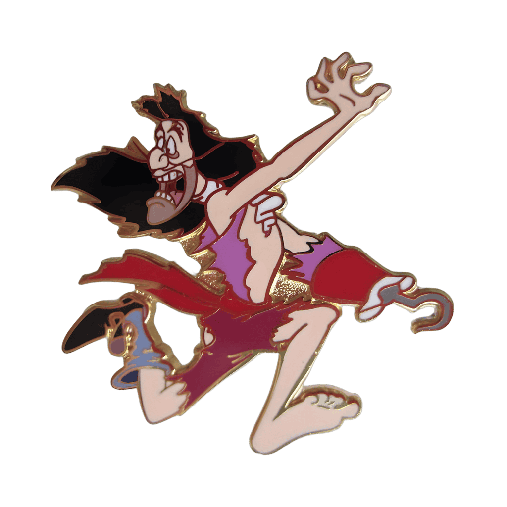 Captain Hook & the Octopus 2-Pin Set - Hook Disney pin