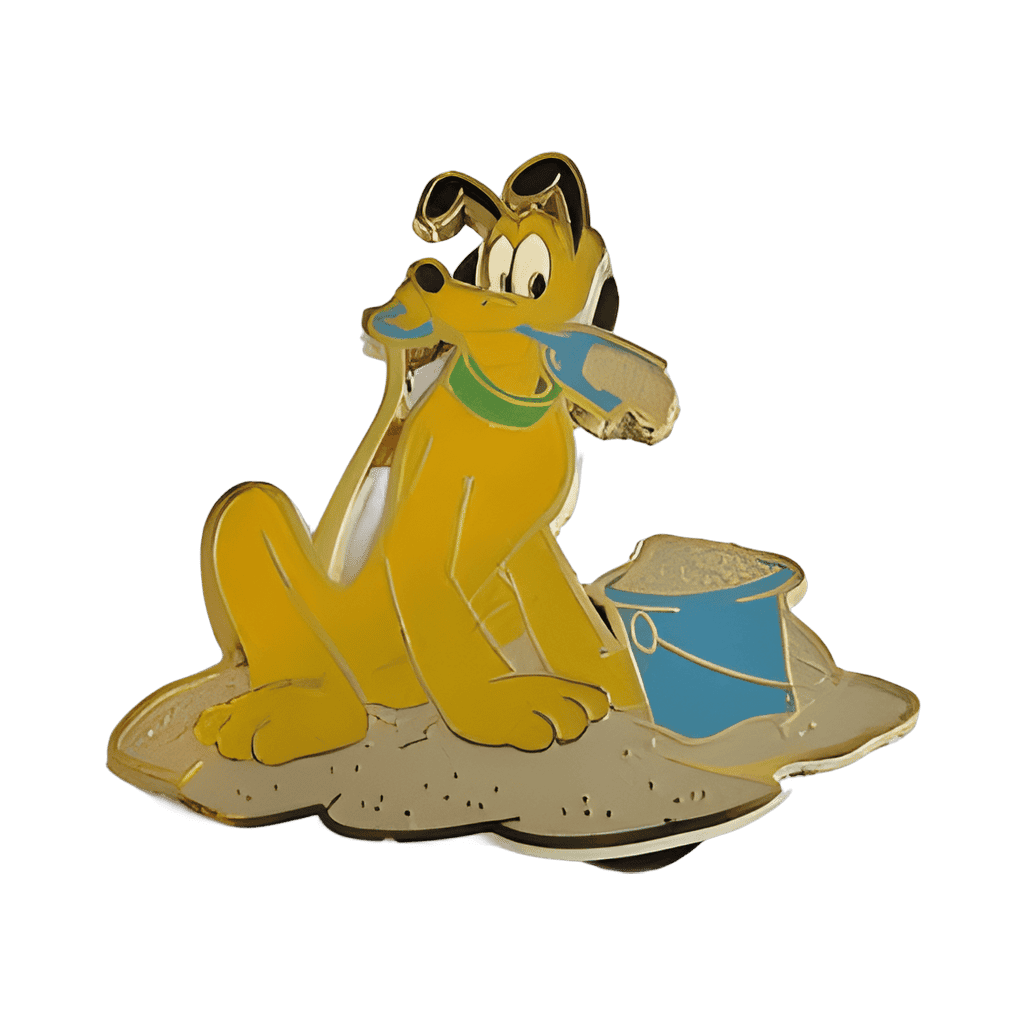 Pluto with Sand Pail Disney pin