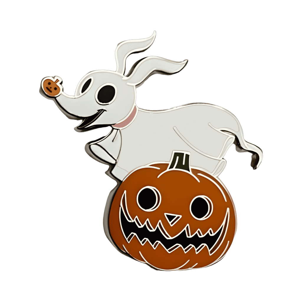 Zero with a Jack O'Lantern (Pumpkin) Disney pin