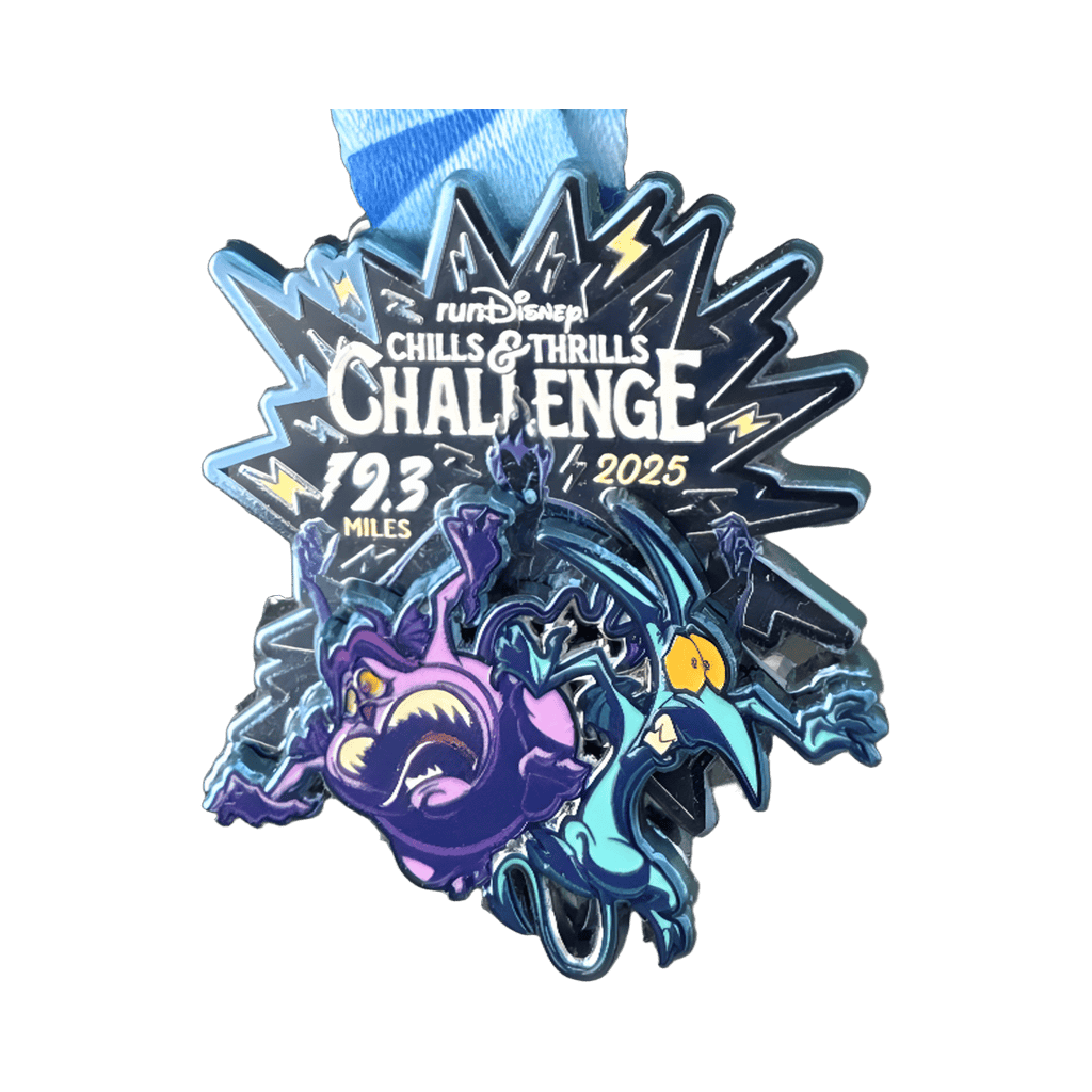 Run Disney Chills and Thrills Challenge Medal Disney pin