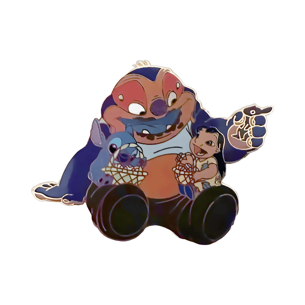 Lilo, Stitch, and Jumba Easter Chocolate Disney pin