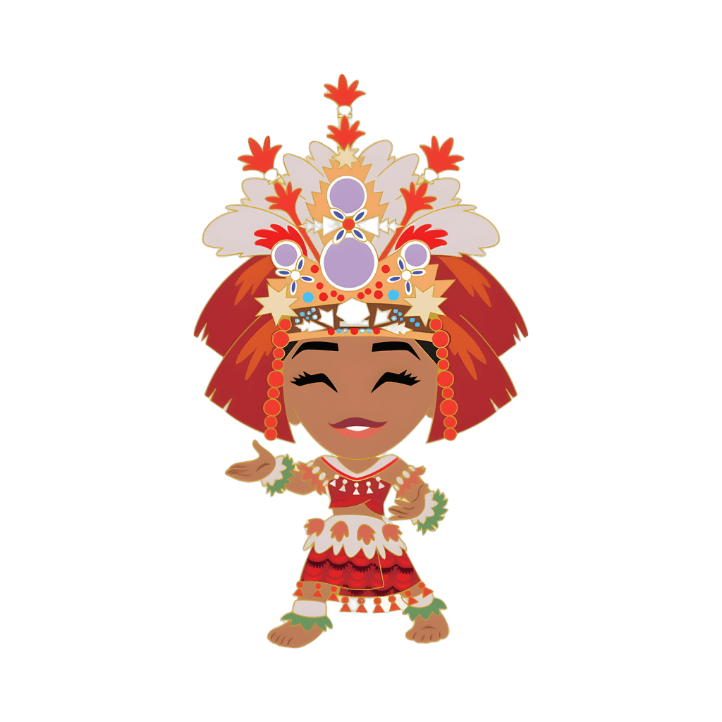 Moana in Ceremonial Dress Disney pin