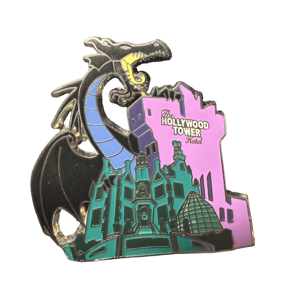 Maleficent at Haunted Mansion and Tower of Terror Disney pin