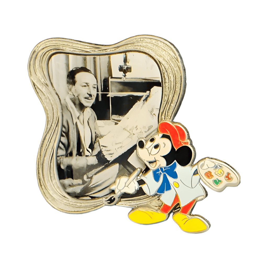 Painter Mickey and Walt Disney pin