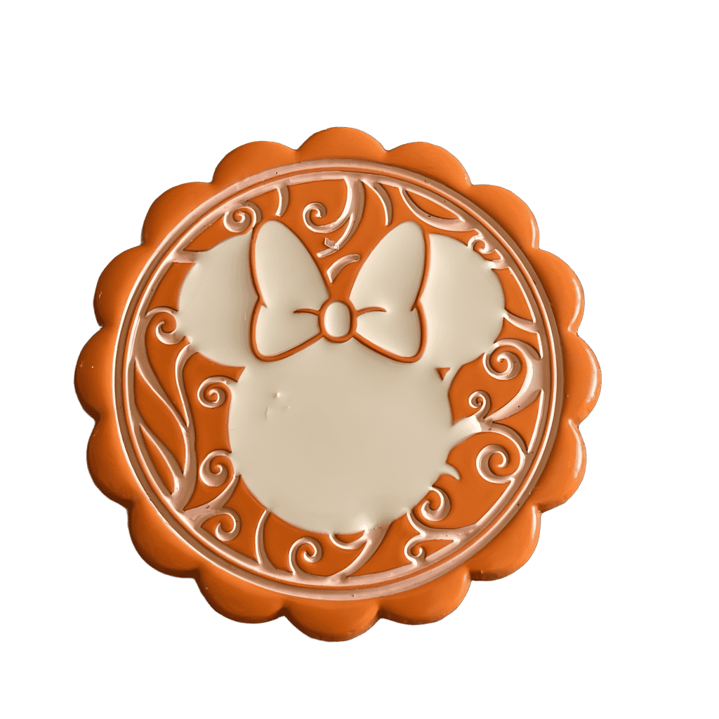 Orange Minnie Mouse Token Disney pin