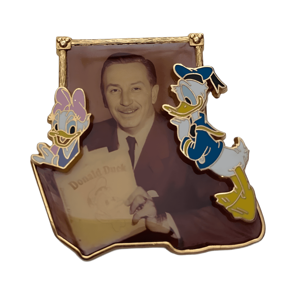 Donald, Daisy - Framed Photo - Reading Disney pin