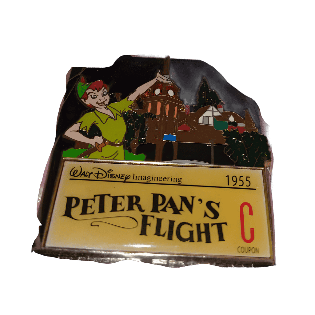 Peter Pan's Flight C Coupon Disney pin