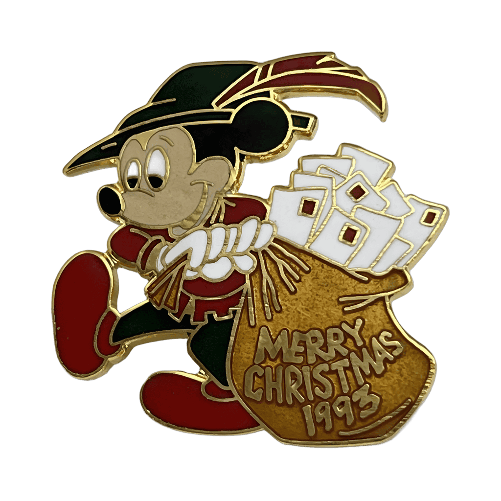 Made In Santa's Workshop - Merry Christmas 1993 - Mickey Mouse Disney pin