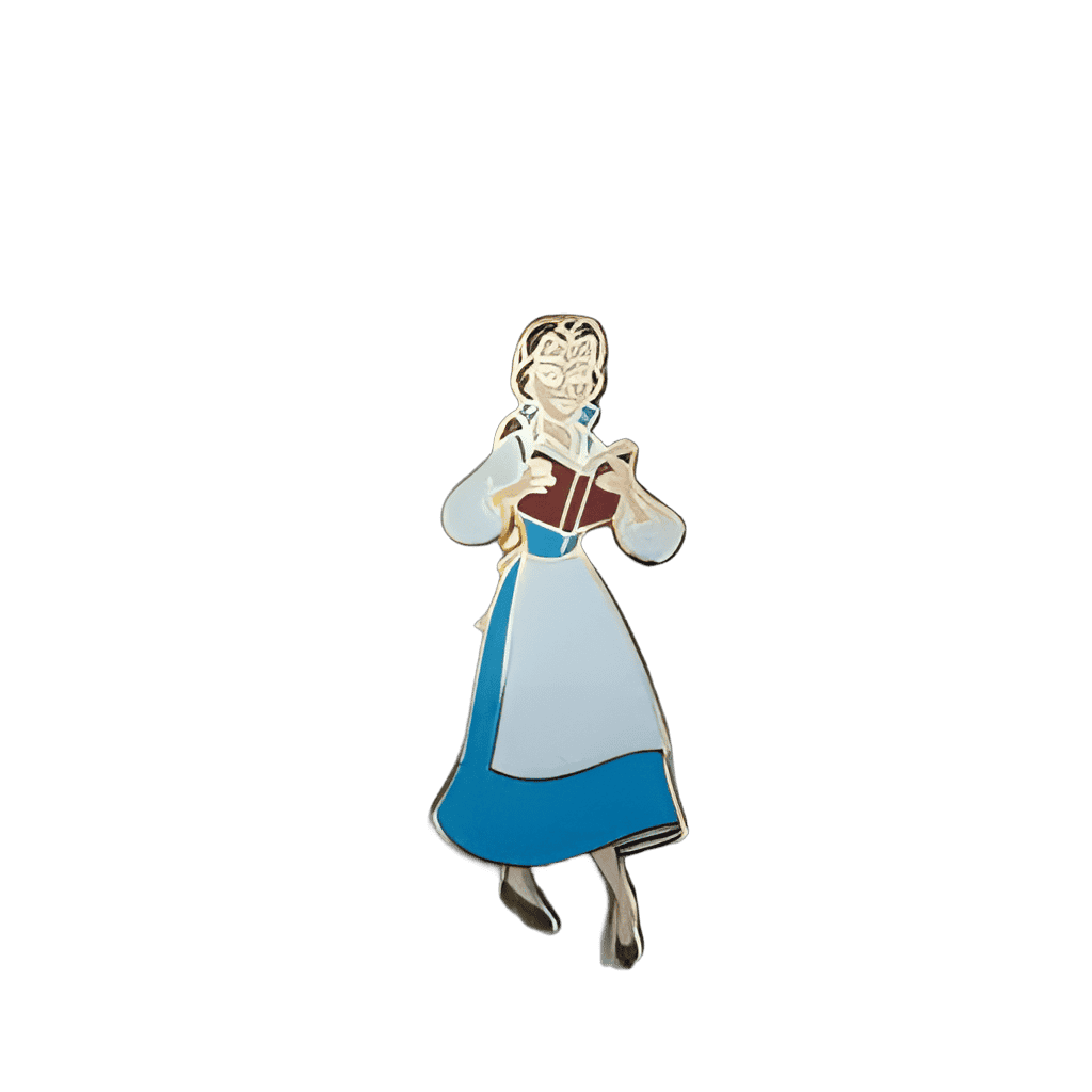 Belle with red book Disney pin