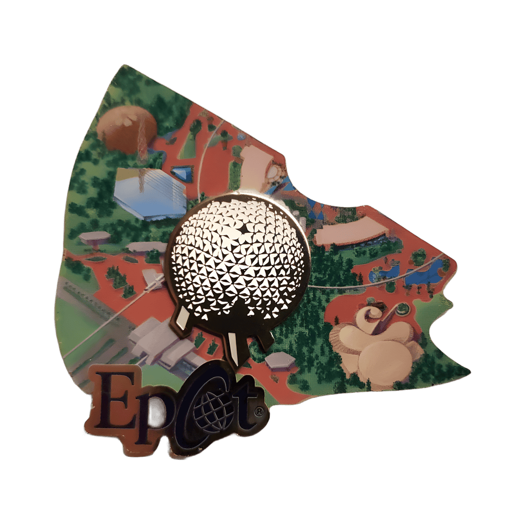 #6 - Epcot Map - Spaceship Earth Disney pin