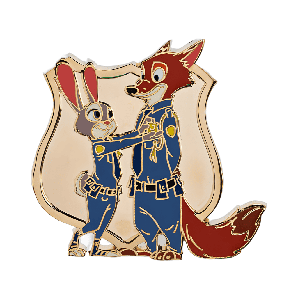 Judy Hopps & Nick Wilde Badge Disney pin