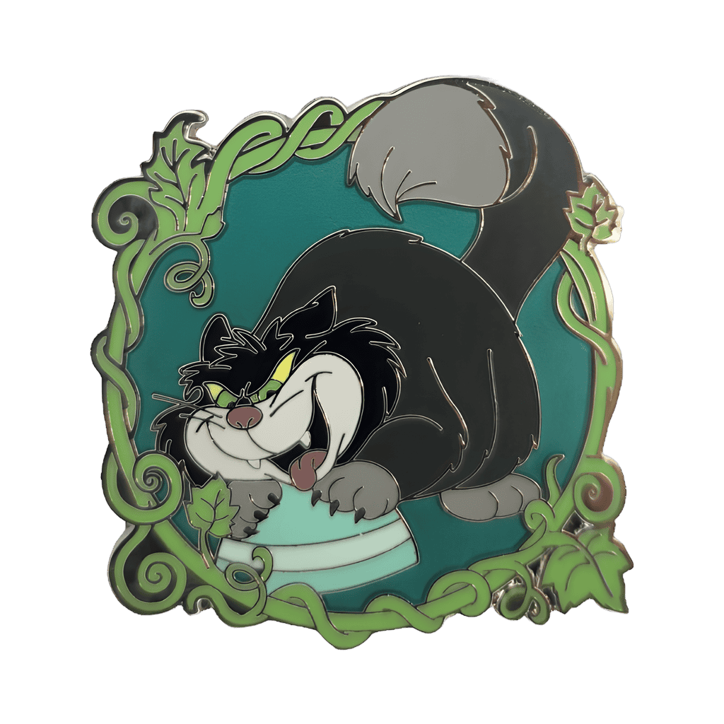 Lucifer Trapping Gus with Bowl Disney pin