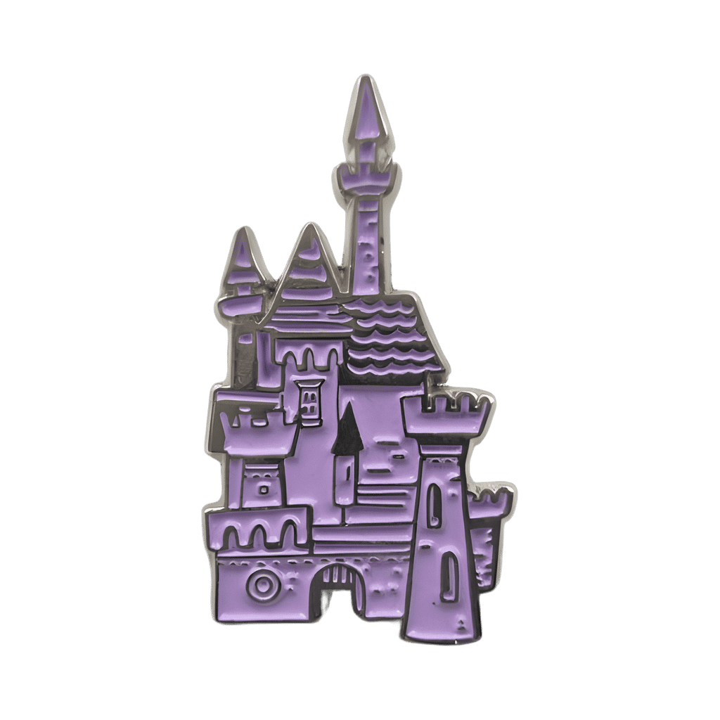 Purple Castle Disney pin