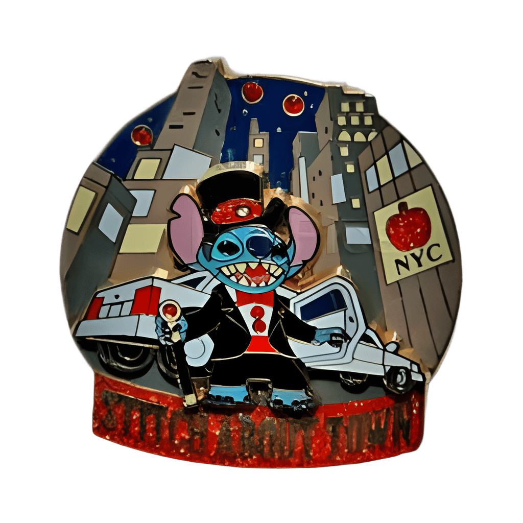 Stitch About Town Disney pin
