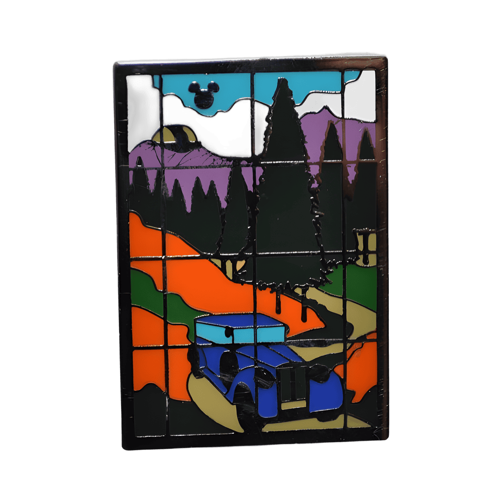 Blue Car Disney pin