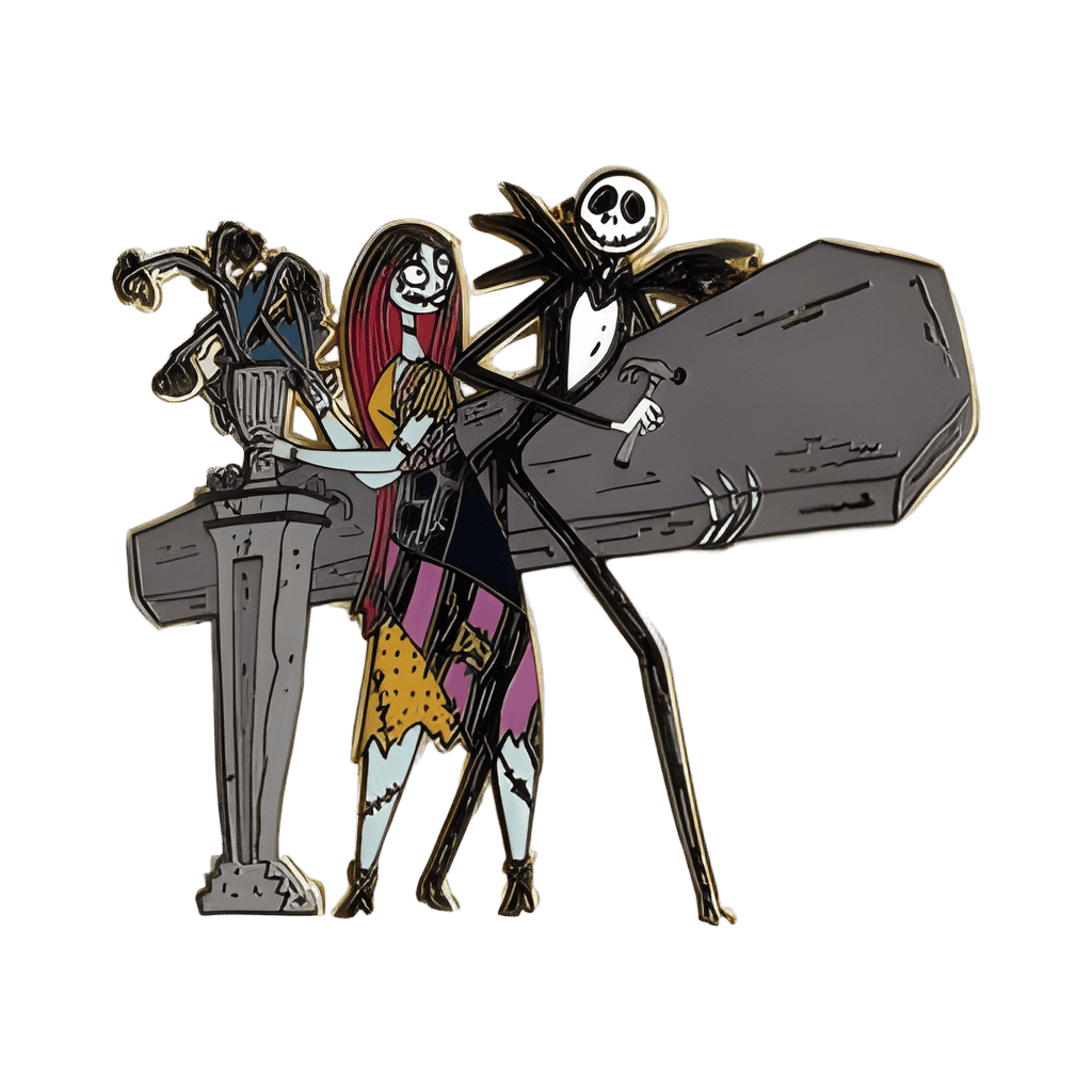 Jack Skellington and Sally Disney pin