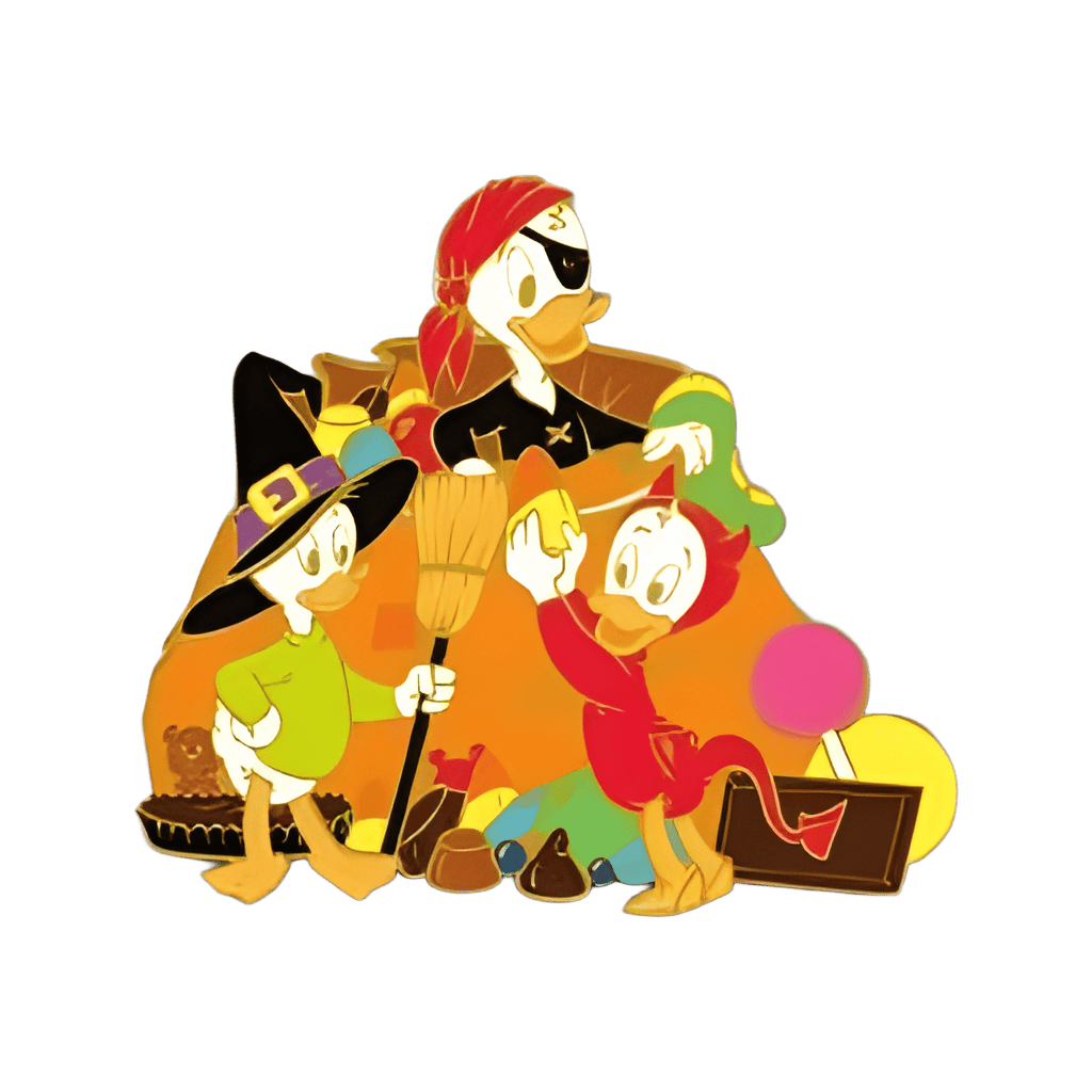 Huey, Dewey and Louie in Halloween Costumes Disney pin