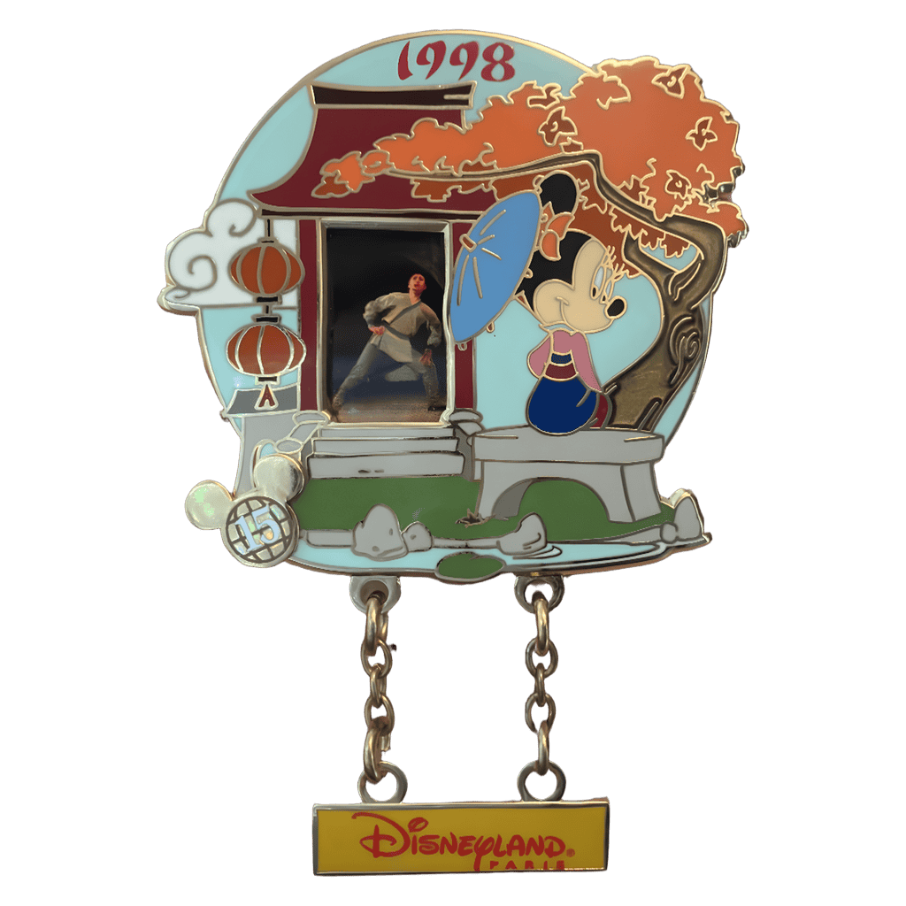Mulan and Minnie Dangle Disney pin