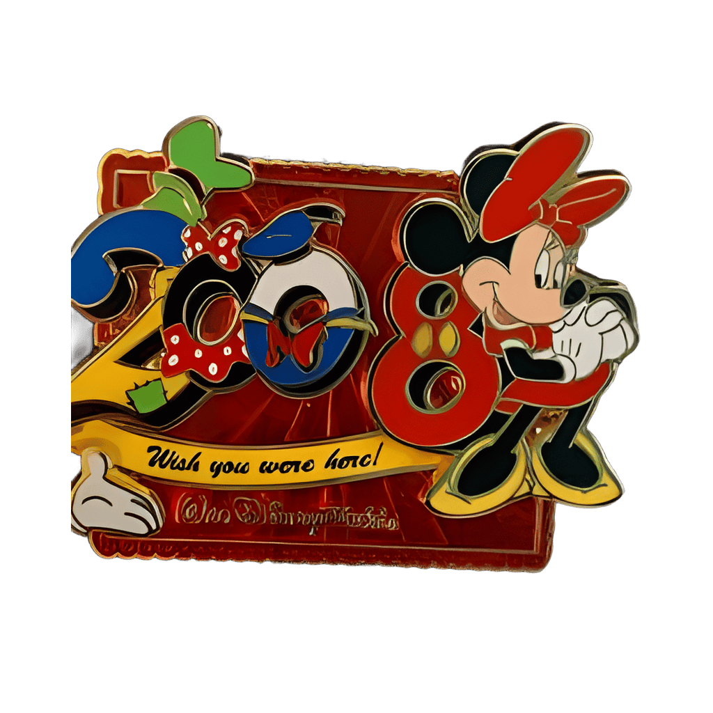 Wish You Were Here 2008 - Minnie Mouse Disney pin
