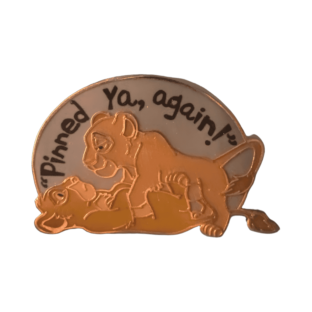 Pinned ya, again! Nala and Simba Disney pin