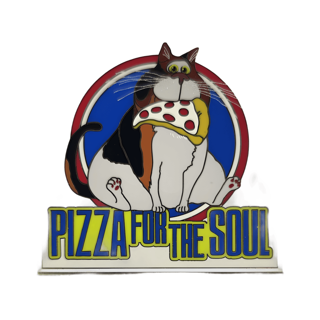 Pizza for the Soul - Mr. Mittens Disney pin