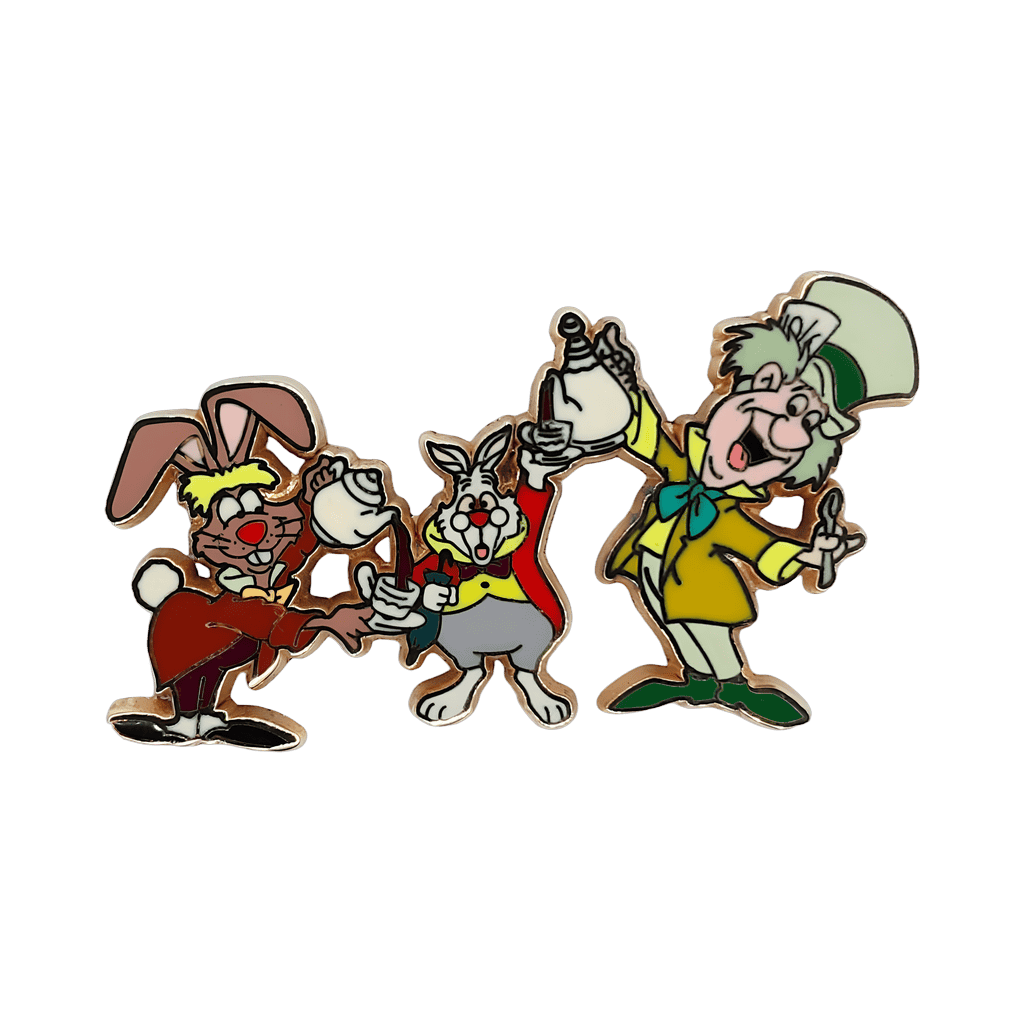 Alice In Wonderland - The March Hare, The White Rabbit, And The Mad Hatter Disney pin