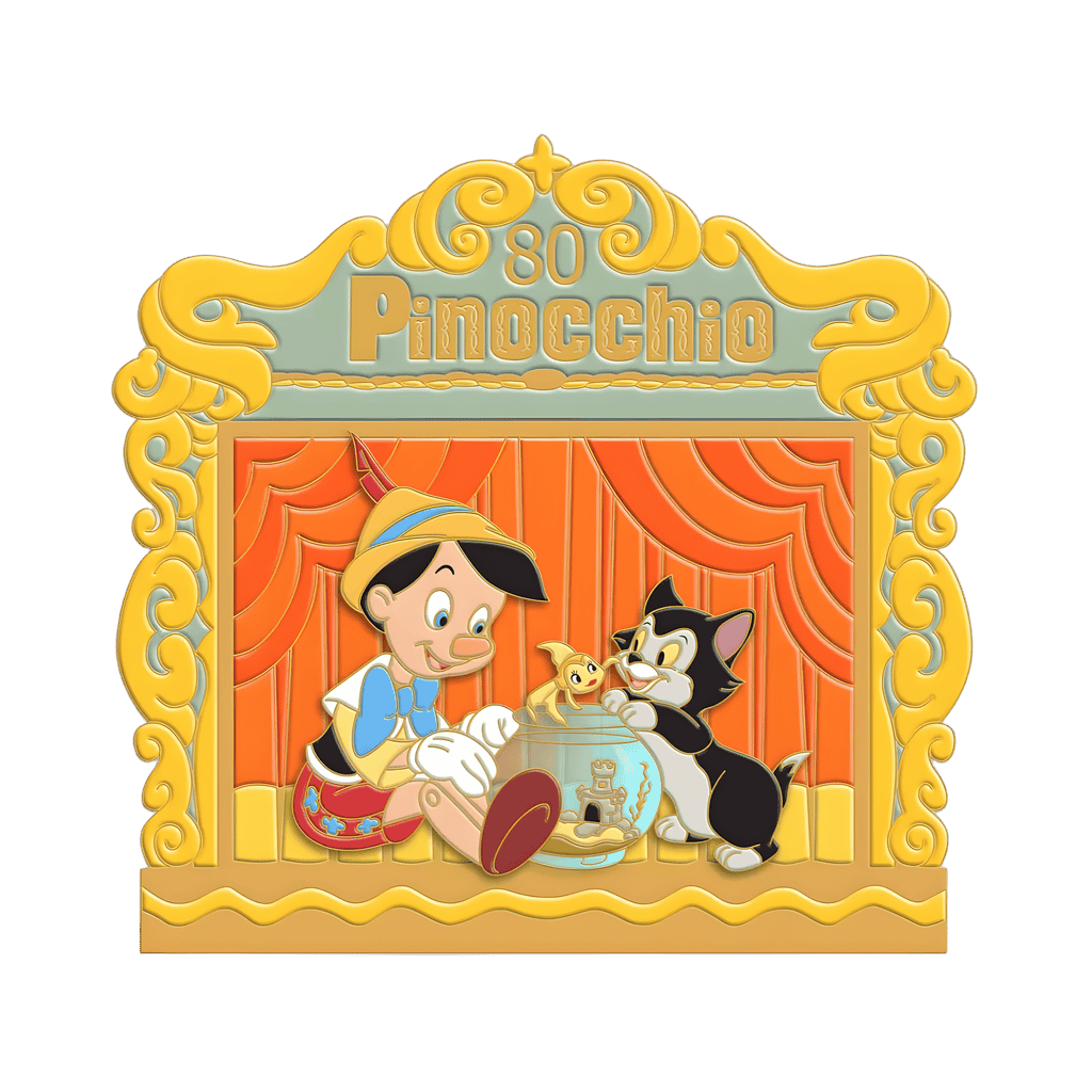 Pinocchio & Figaro Disney pin